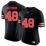 NCAA Ohio State Buckeyes Men's #48 Clay Raterman Blackout Nike Football College Jersey TUS6345RK